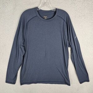 Hill City Training Tee Shirt Mens L Stretch Performance Base Layer Long Sleeve